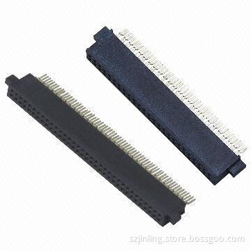 CF/PCMCIA Card Connector, Female SMT Type, LCP Insulator, 0.5A Maximum Current Rating